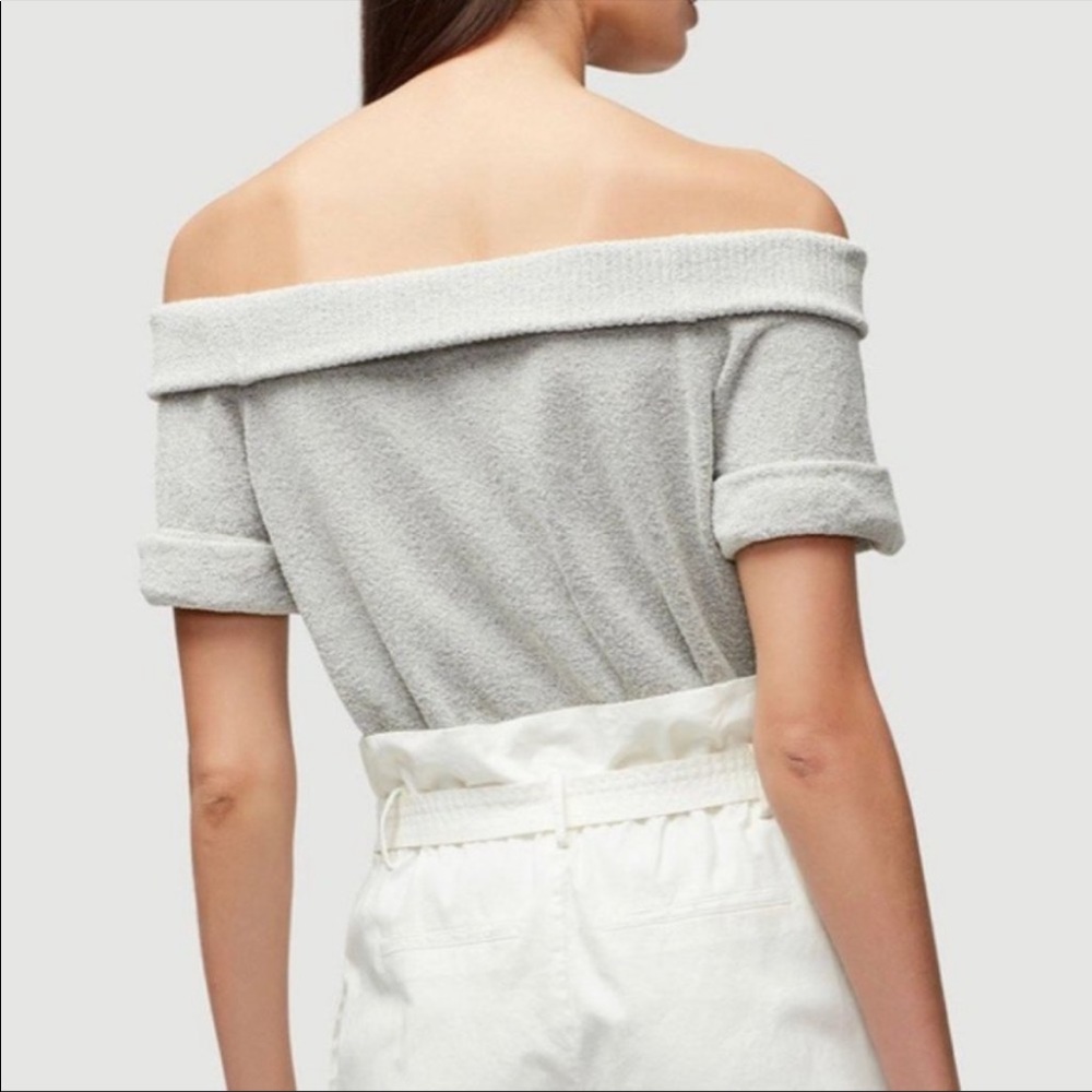 Frame denim off shoulder top